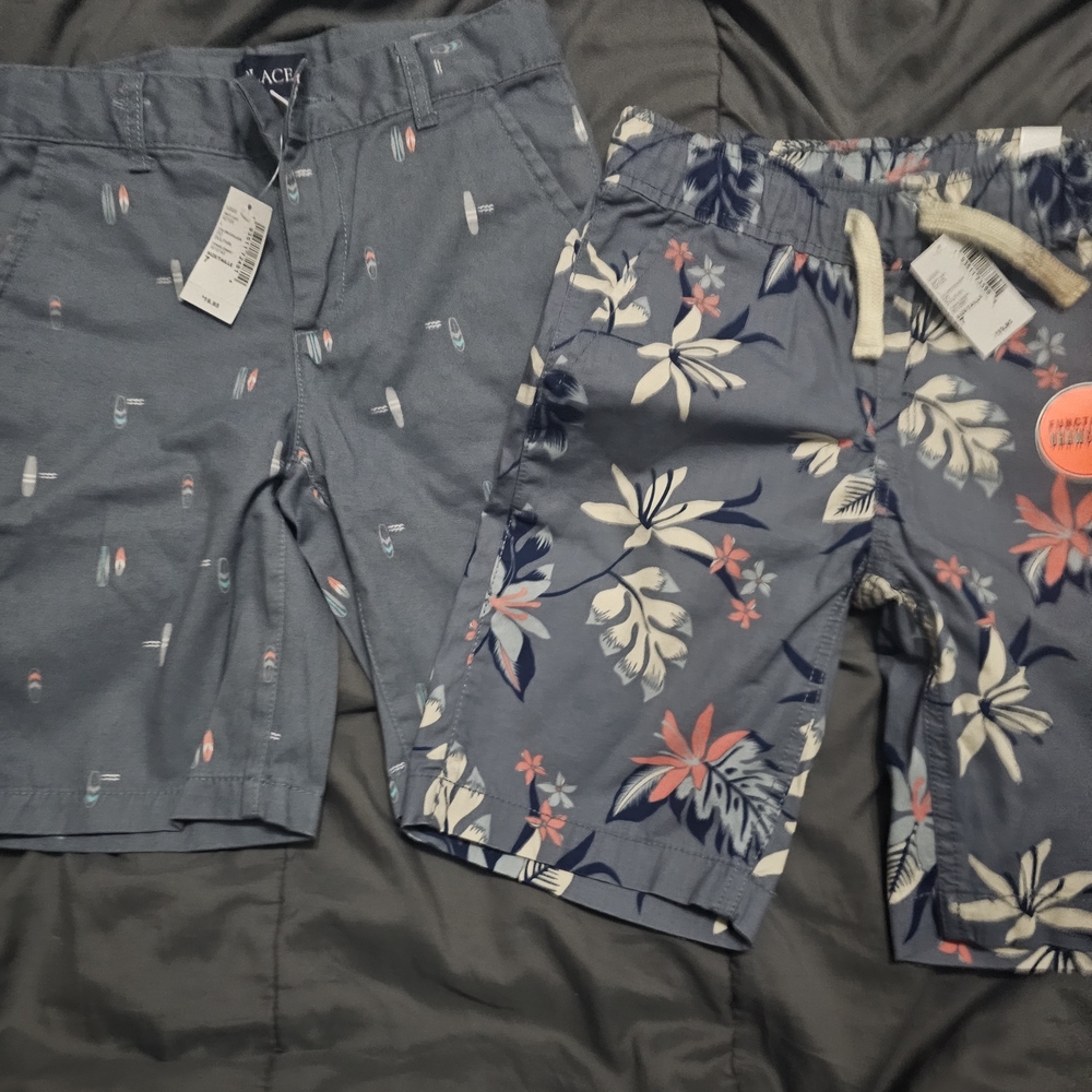 The Children's Place Blue and Floral Skorts